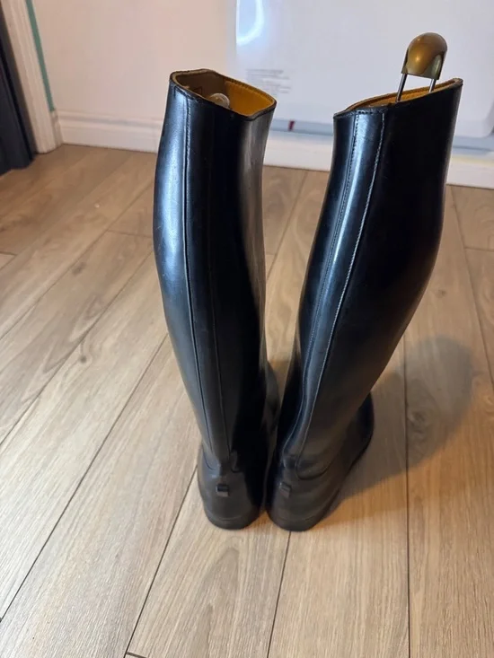 Aigle coupe Samur Equestrian  Tall Riding Black boots woman’s US 9 - Picture 3 of 7